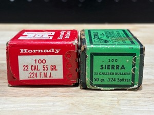 lot 51 image: Hornady and Sierra .22 Caliber Bullets
