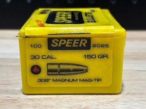 lot 52 image: Speer 30 Caliber .308 Bullets