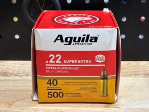 lot 54 image: Aguila .22 Long 500 Rounds
