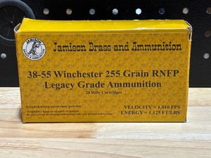 lot 60 image: Jamison .38-55 Winchester 20 Rounds