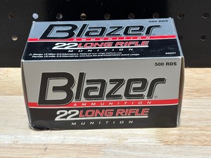 lot 61 image: Blazer .22 Long Rifle 500 Rounds