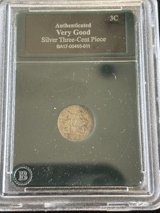 lot 6 image: 1852 3 Cent Silver