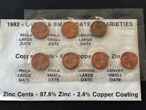 lot 33 image: 1982 Lincoln Cent Set