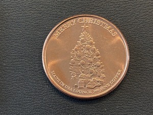 lot 62 image: 1 Ounce .999 Fine Copper Round