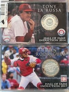 lot 74 image: Hall of Fame Induction Coins