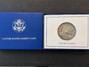 lot 96 image: 1986-D Statue of Liberty Half Dollar