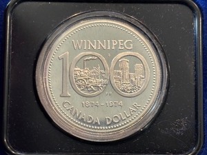 lot 97 image: 1974 Canada Silver Dollar
