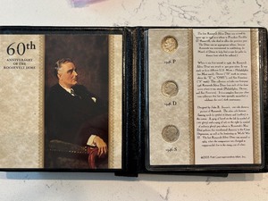 lot 117 image: 1946 Roosevelt Dime Set