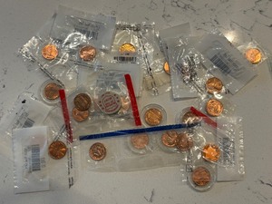 lot 155 image: Lincoln Cents Uncirculated