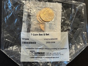 lot 156 image: Sacagawea 7 Coin Uncirculated Set
