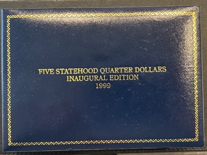 lot 158 image: 1999 Inaugural Colorized State Quarters