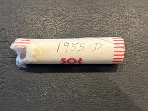 lot 161 image: 1955-D Lincoln Cent Roll