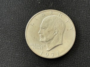 lot 196 image: 1971-S Eisenhower Silver Dollar