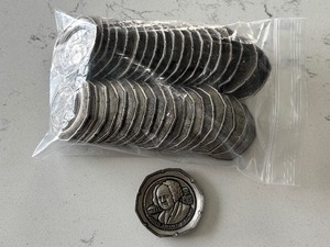 lot 200 image: Miniature Pewter Presidential Collector Plates