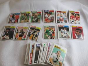 lot 6 image: 1987 Topps Football  Cards...
