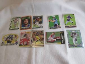 lot 43 image: Assorted Football Rookie Cards...