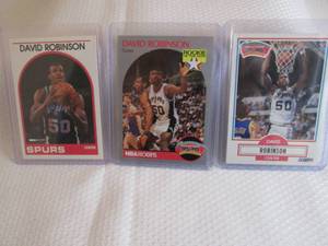 lot 46 image: David Robinson Rookie Cards...