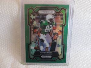 lot 61 image: 2024 Prizm Randy Moss Green Prizm C...