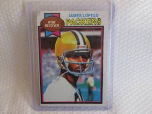 lot 79 image: 1979 Topps James Lofton Rookie Card...