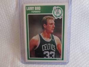 lot 84 image: 1989-90 Fleer Larry Bird Card...