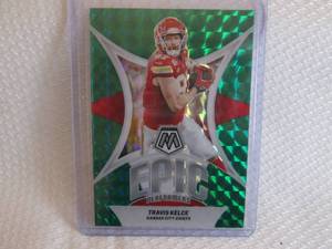 lot 93 image: 2024 Prizm Travis Kelce Green Prizm...