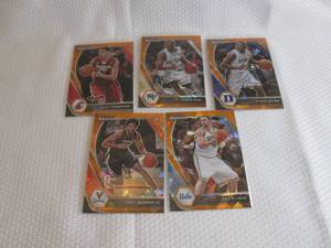 lot 100 image: 2020-21 Prizm Basketball Orange Pri...