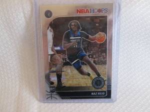 lot 103 image: 2019-20 Hoops Naz Reid Rookie Card...