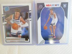 lot 112 image: Donruss & Hoops Jaden McDaniels Roo...