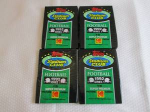 lot 117 image: 4-1992 Stadium Club Series 1 Footba...