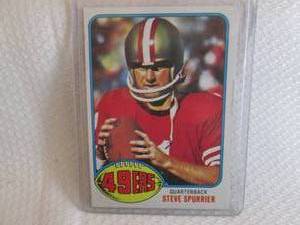 lot 120 image: 1976 Topps Steve Spurrier Card...