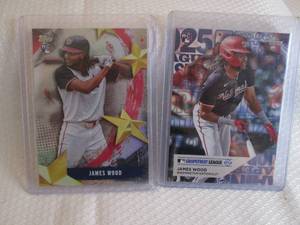 lot 129 image: 2025 Topps James Wood Rookie Cards...