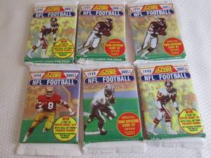 lot 134 image: 6-1990 Score Series 2 Football Pack...