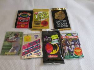 lot 141 image: Assorted Card Packs...