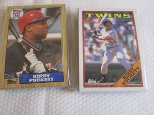 lot 150 image: 1987 & 88 Topps Twins Team Sets...