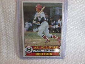 lot 152 image: 1979 Topps Carlton Fisk Card...