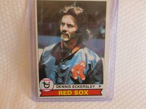 lot 154 image: 1979 Topps Dennis Eckersley Card...