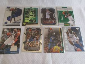 lot 160 image: Kevin Garnett Cards...