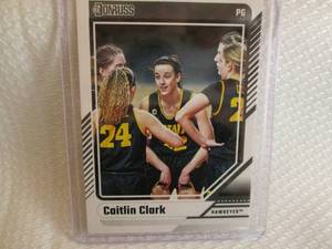 lot 163 image: 2024 Donruss Caitlin Clark Card...
