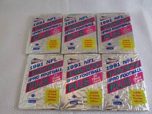 lot 200 image: 6-1991 Pacific Pro Football Plus Pa...