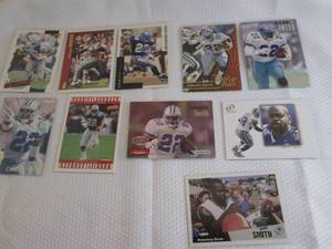 lot 204 image: Assorted Emmitt Smith Cards...