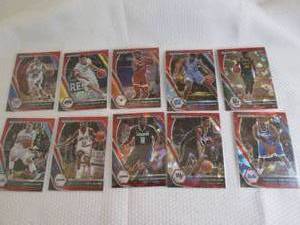 lot 205 image: 2021 Prizm Draft Picks Red Prizm Ca...