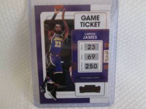 lot 207 image: 2021-22 Contenders LeBron James Car...