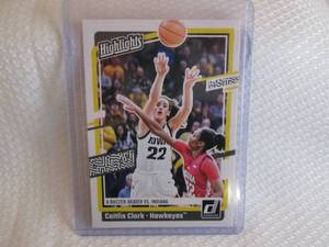 lot 227 image: 2024 Donruss Caitlin Clark Highligh...