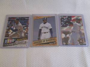 lot 235 image: Ken Griffey JR Inster Cards...