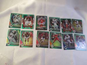 lot 242 image: 2021 Prizm Football Green Prizm Car...