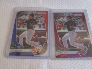 lot 249 image: 2020 Prizm Max Kepler Purple & Red ...