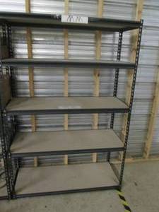 lot 251 image: Buttonhole shelving unit...