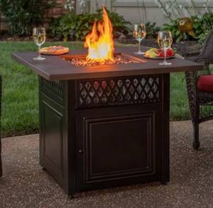 lot 2 image: New DualHeat Technology Gas Firepit and Infrared Patio Heater