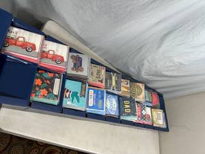 lot 15 image: Approx 90 New High End Fathers Day Greeting Cards with Display