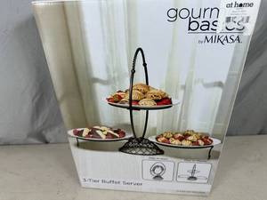 lot 18 image: Mikasa 3 Tier Buffet Server Stand